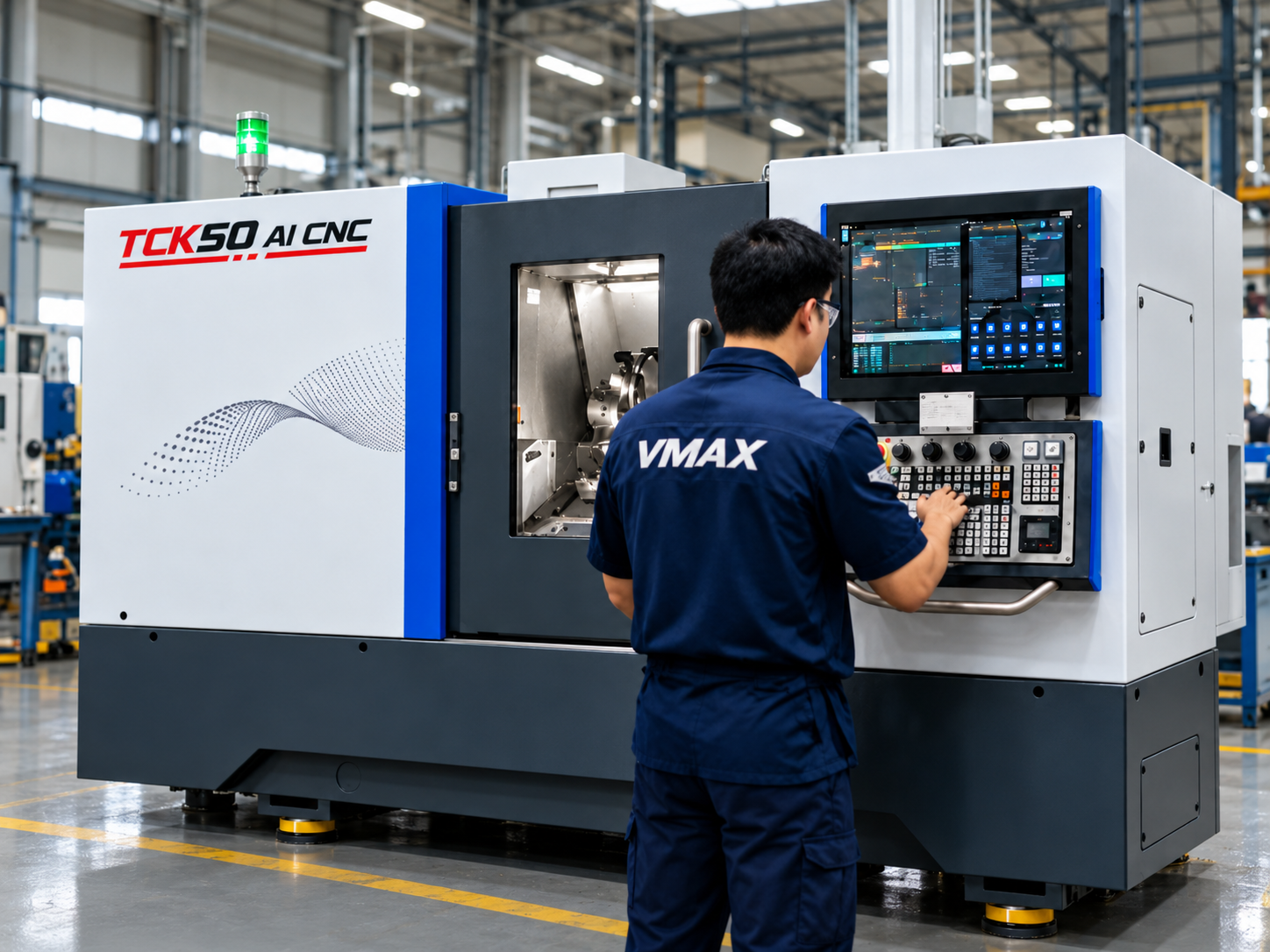 TCK50 AI CNC installation